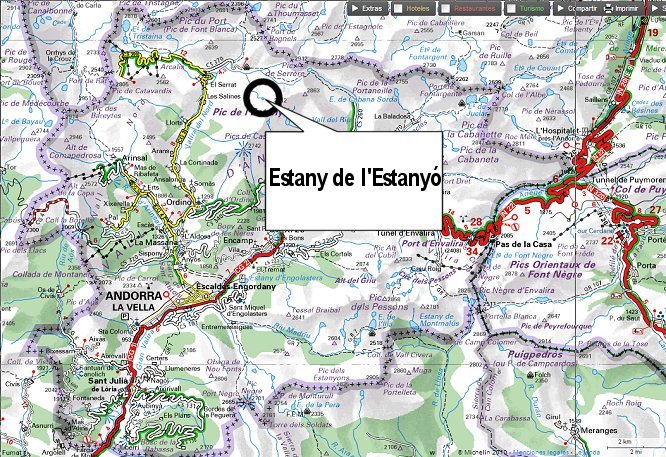 Estany de l'Estany&oacute; - Andorra - Parc natural de Sorteny